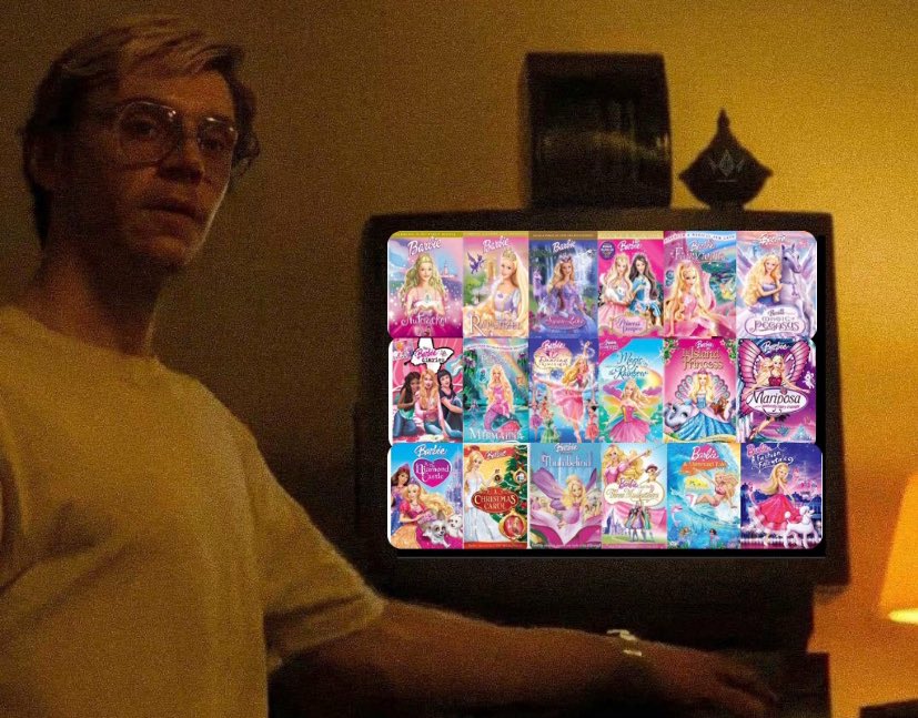 ya te dije que veremos todas las películas de barbie y después podrás irte