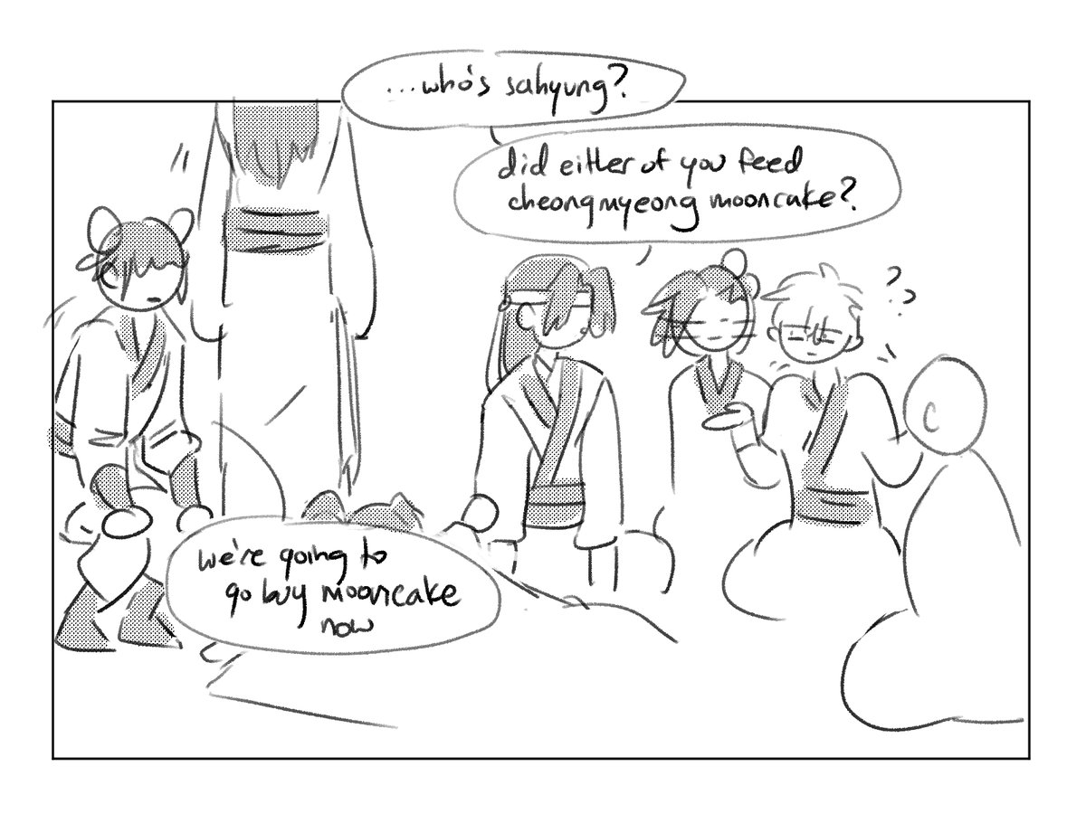 inspired by @maxirueee 's sick cheongmyeong au... i just think ...