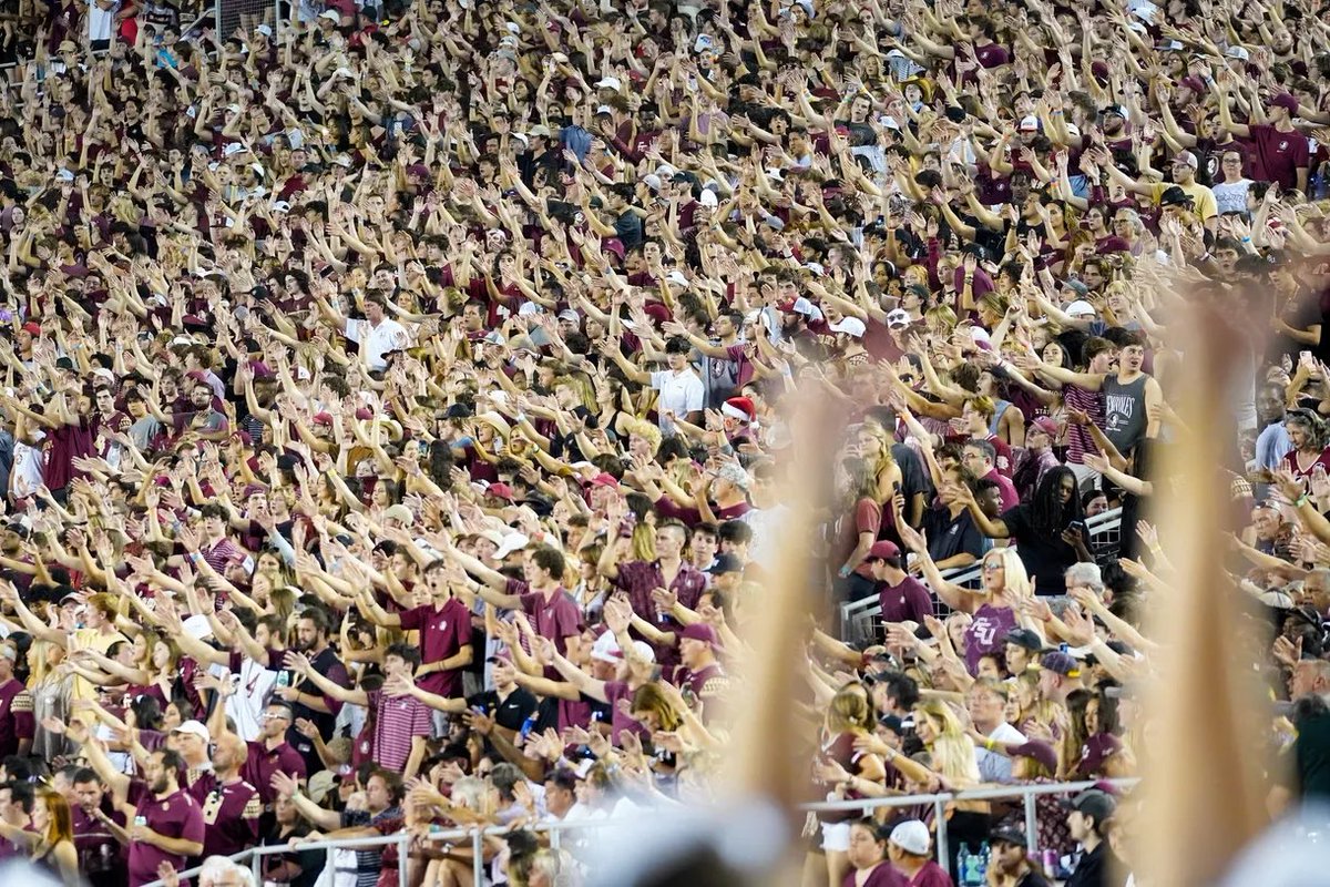 TomahawkNation's tweet photo. ‼️One of our staff members would like to donate a pair of Champions Club tickets and parking pass for this week’s game to somebody displaced by Hurricane Ian

Reply to this with your favorite ever #FSU player, we’ll pick somebody at random and then verify/send ticket through DM🍢 https://t.co/FLkbBXlDJR