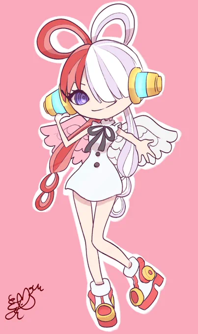 ウタちゃん誕生日らしいので2枚再掲おめでとう! #ウタ誕生祭2022  #ワンピース 