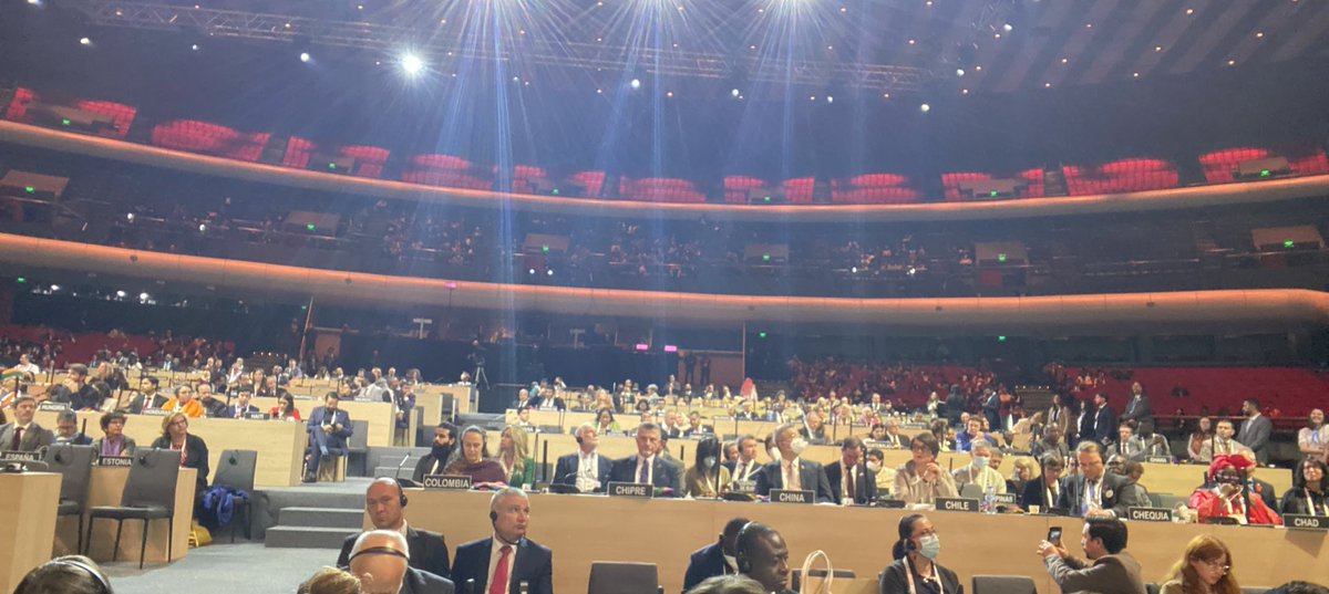 Honored at the closure of #MONDIACULT2022. Unanimous adoption of a Declaration by 150 States affirming #Culture as a #GlobalPublicGood. Cultural policy now guided by a shared global roadmap with culture at the core of   #SustainableDevelopment, #HumanRights, #Diversity and #Peace
