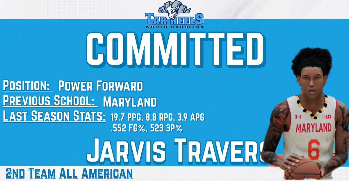 I’m excited to announce that I will be playing my basketball at the University of North Carolina. I’m excited to join a list of Tarheel greats such as Michael Jordan, Vince Carter, Antawn Jamison and more. I can’t wait to be in the Blue and White, Let’s Go Tarheels! ✍🏾 <a href="/UNC_CSBA/">Official CSBA Tarheels</a>