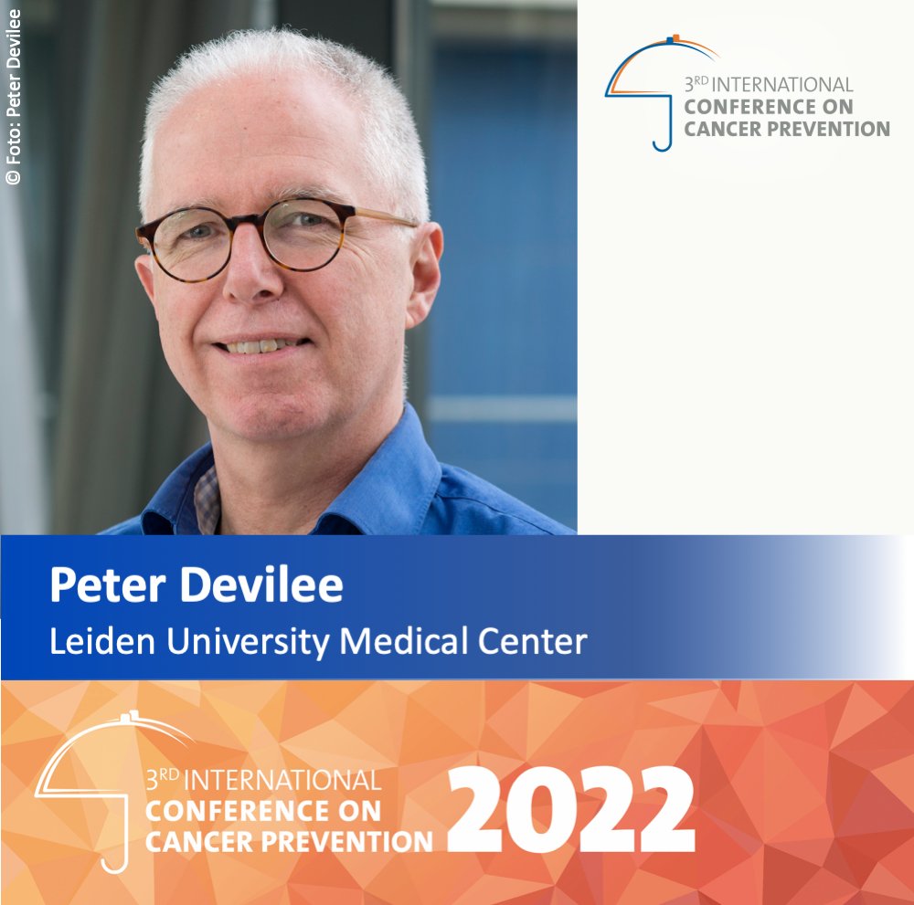 IntConfCanPrev's tweet photo. Peter Devilee, Professor of Tumor Genetics Leiden University Medical Center, is the right person when it comes to "#Polygenic #risk #scores for breast #cancer #surveillance – ready for action?" 

Be there and discuss with him during #3rdCCP!

@UniLeidenNews https://t.co/TTcCavn5rs