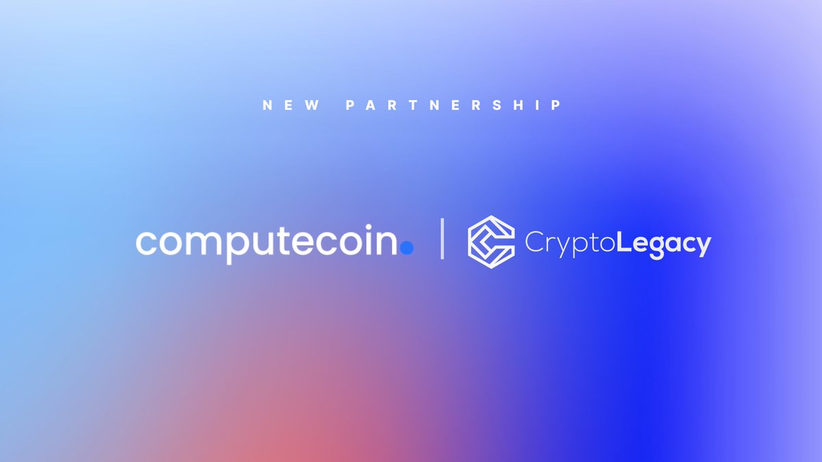 oortech's tweet photo. We're pleased to announce #Computecoin's new partner: @Cryptolegacy_ai π€©
Crypto Legacy is a secure way to protect and pass on your crypto & NFT assets. Visit https://t.co/0gWLG2Euh9 to learn more π
More to come! https://t.co/QdlDMPJB6m