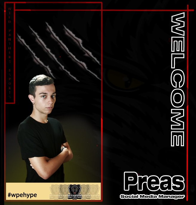 WPEsportsGG's tweet photo. We are happy to announce our new social media manager @JChatzipro. He's new to the esports scene and very excited to make new content with us!!! #WPEHYPE https://t.co/05Wpskl10y