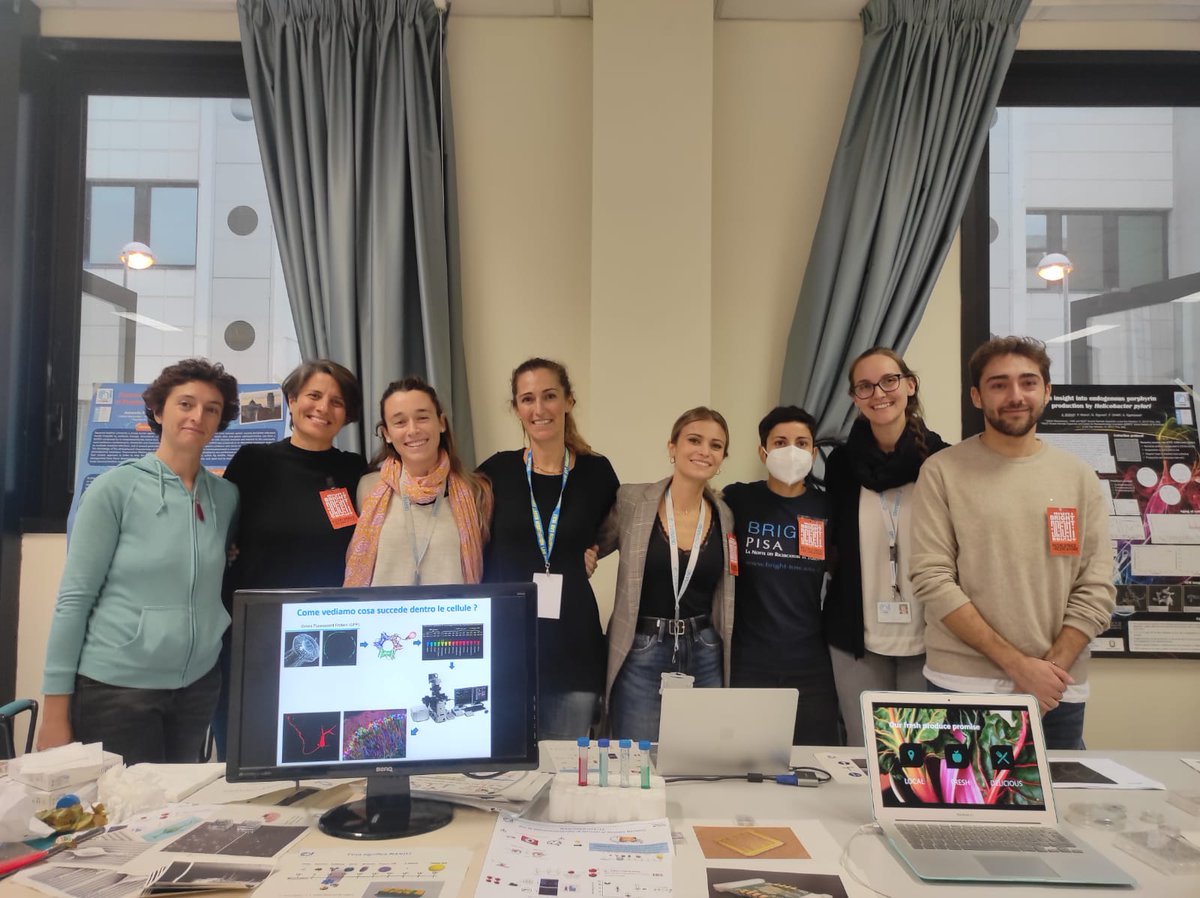 Cnr_Nano's tweet photo. It has been a great shining @brightnightIT at our desk in #Pisa. Thanks to a great and enthusiastic team! @CNRsocial_ #NotteCnr https://t.co/ErUZBTBe8i