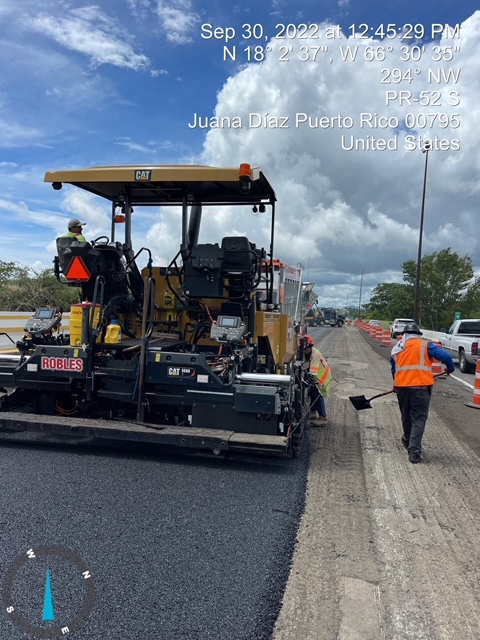Repavimentación de la carretera PR-52 en el Municipio de Juana Díaz <a href="/fortalezapr/">Puerto Rico Governor's Office</a>