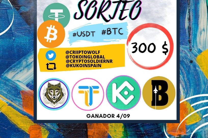 🔥 𝐒 𝐎 𝐑 𝐓 𝐄 𝐎  🔥

🚨 Quieres ganar 𝟯𝟬𝟬$ #USDTether #BTC       

Condiciones:

- 🔄 al tweet 
- Sigue <a href="/CryptoSoldierNR/">CryptoSoldier🚀</a>
- Cita 2 amigos 

 + 𝗼𝗽𝗼𝗿𝘁𝘂𝗻𝗶𝗱𝗮𝗱𝗲𝘀 𝗱𝗲 𝗴𝗮𝗻𝗮𝗿 𝘀𝗶 𝘁𝗲 𝘂𝗻𝗲𝘀

t.me/TokoinGlobal
t.me/KucoinSpanish