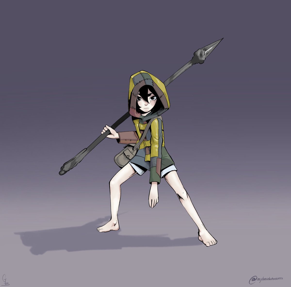 A drawing of six from chapter 50 from the fanfic the seven year ...