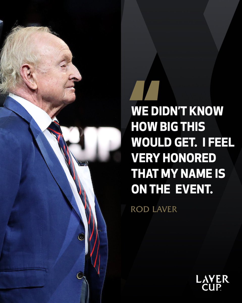 The man behind the #LaverCup.