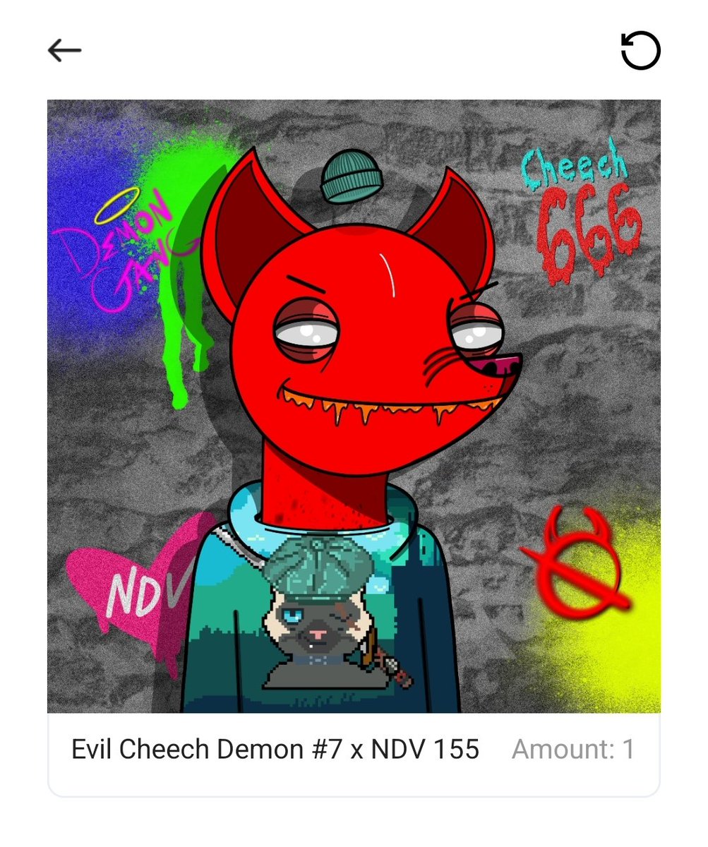 NFTCornerLRC's tweet image. Thank you @evilcheech !! Dope as hell!!