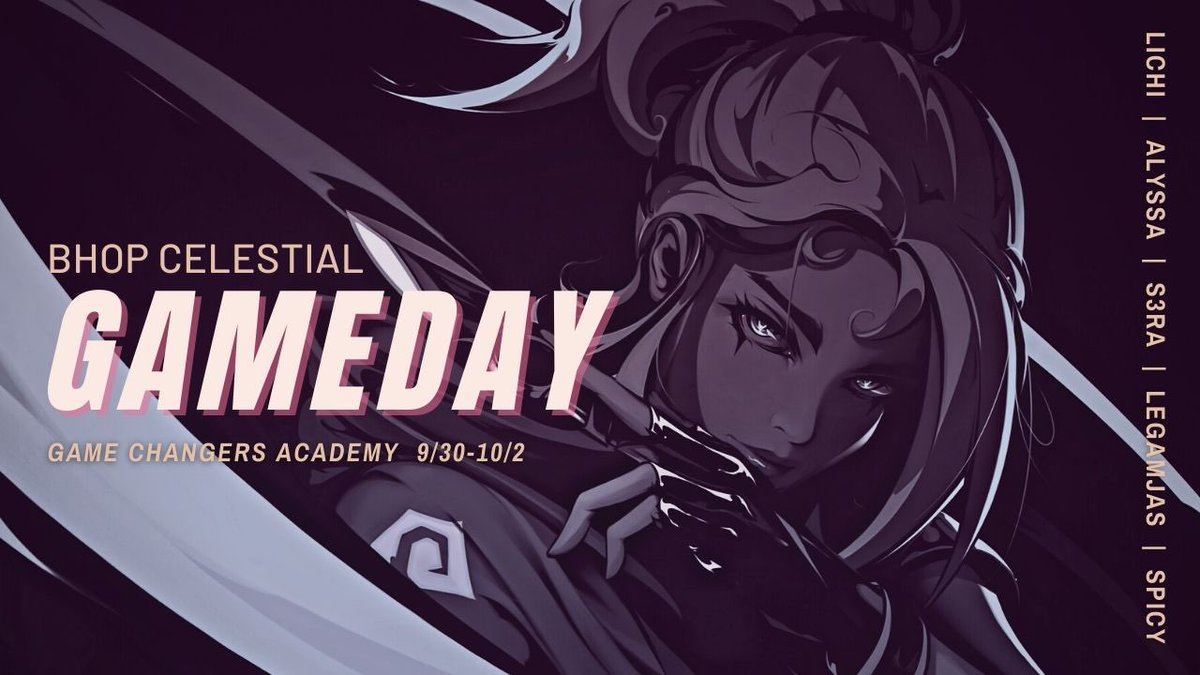 Today is the day! GCA Day #1 @ 3pm PST
Game 1 streamed: twitch.tv/smhsera
Game 2 streamed: twitch.tv/smhsera
Game 3 streamed: twitch.tv/galorants
Wish us luck babes &lt;3