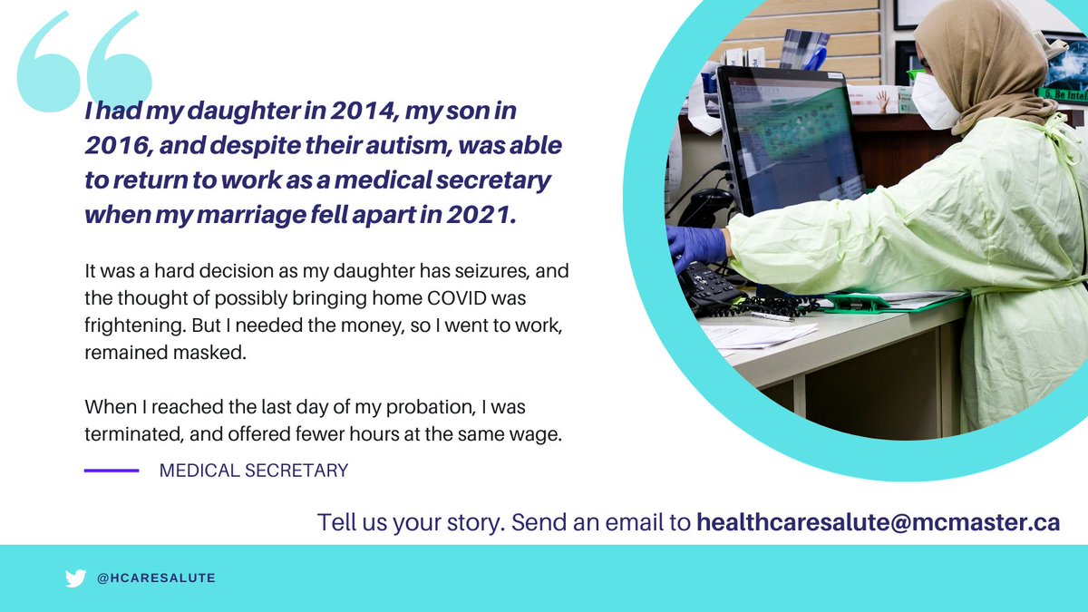 Trauma and Recovery Research Unit (@traumamcmaster) on Twitter photo We are looking for healthcare professionals to tell us about their experiences during the COVID-19 pandemic. If you would like to share your story, please message healthcaresalute@mcmaster.ca. We are looking for healthcare professionals to tell us about their experiences during the COVID-19 pandemic. If you would like to share your story, please message healthcaresalute@mcmaster.ca.