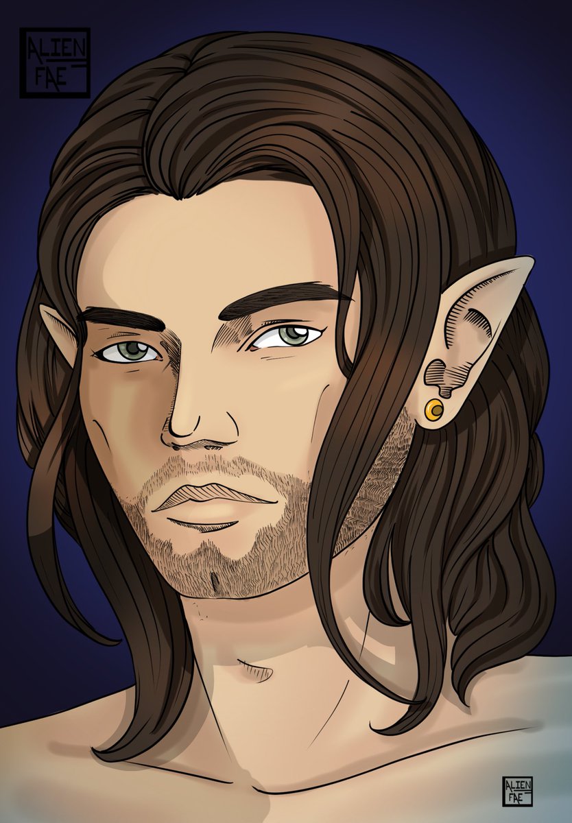 alienfaeart's tweet photo. (2/3) for the fantasy commissions I got.
#animeman #handsome #fantasyart #fantasy #dnd #dndelf #elf #elven https://t.co/xHN9mOoa8I