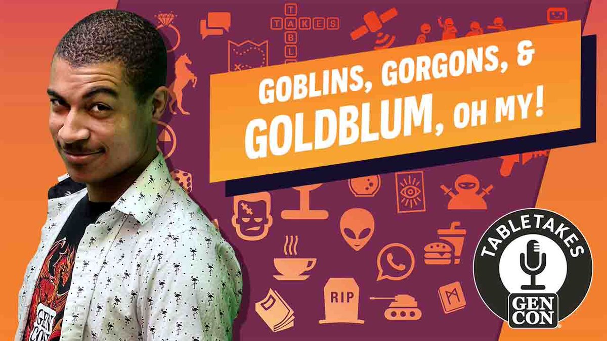 Banzaibabee's tweet photo. What does Jeff Goldblum have to do with D&amp;D? Also @TheNoirEnigma has a lot of opinions about the new Unearthed Arcana. Join @JavSmith and all of us here on @Gen_Con table takes!

https://t.co/pELzQ6T9Zi https://t.co/iu19qmuLdT