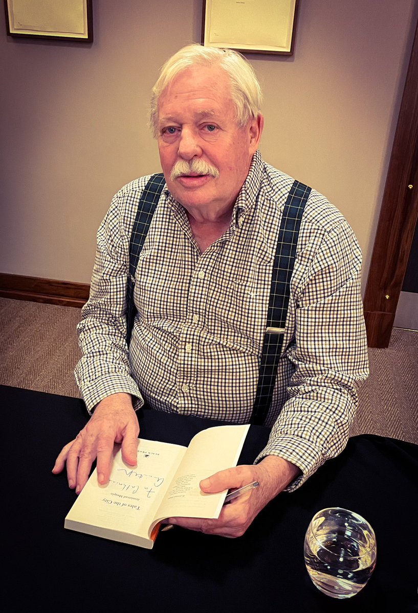 No better way to spend a Friday night than listening to Armistead Maupin regale with fascinating and hilarious ‘tales of the city’!