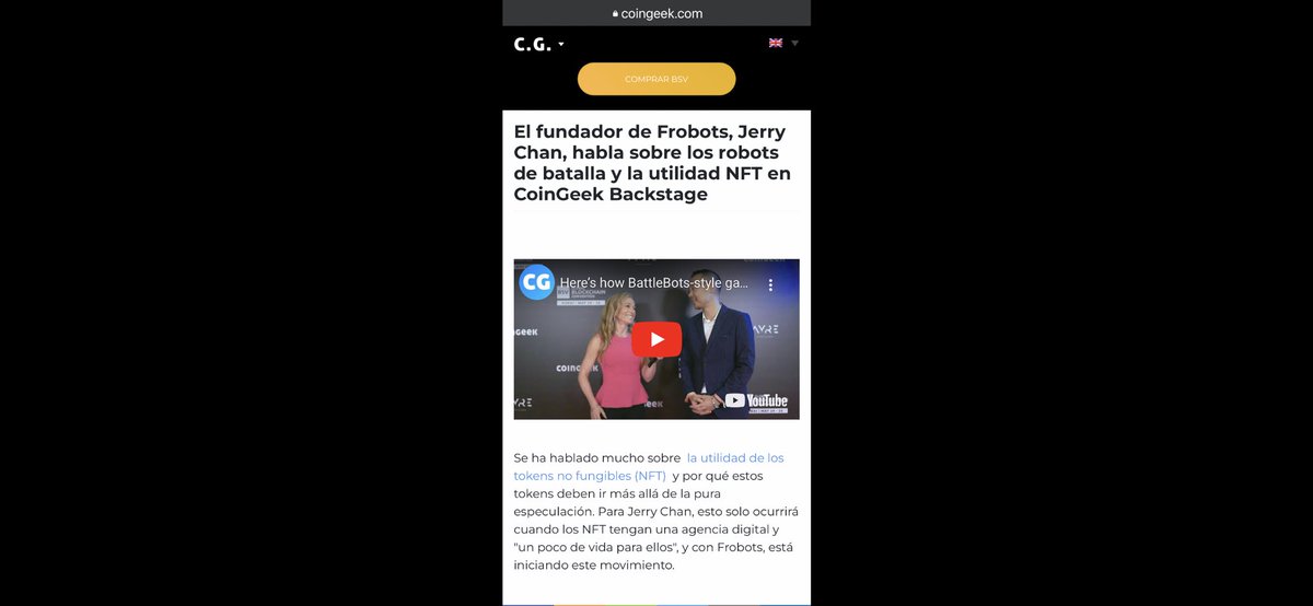 BlogueroDigital's tweet photo. En este episodio de #CoinGeekBackstage,
el fundador de Frobots, Jerry Chan (@digitsu), habla con @RebeccaLiggero sobre los robots y la utilidad
de los NFT’s más allá
de la especulación.

#NFT #BSV #Bitcoin #Frobots #CoinGeek

+ info: @RealCoinGeek 
✍️https://t.co/7v1mrrNChf👈👇☝️ https://t.co/CYItdbcBtO