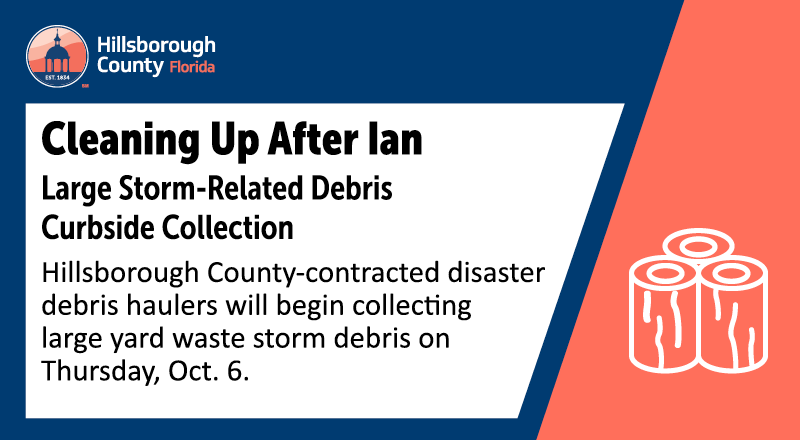 HillsboroughFL's tweet photo. Cleaning Up After Ian - Do's and don'ts of yard waste disposal to get your yard back in tip-top shape.

Hillsborough County knows residents are eager to clean up their yards and property after Hurricane Ian. Details: https://t.co/6vHPT50qrK https://t.co/s2ihpkJtR4