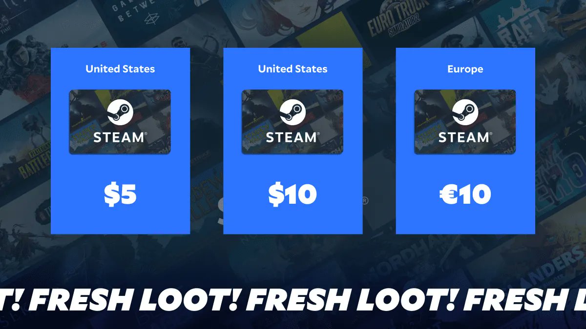 Salad_Chefs's tweet photo. It’s #FreshLootFriday, and that means we’re serving up some spicy rewards. Redeem cheaper $5, $10, and €10 @Steam gift cards on the Salad Storefront today. If there’s a game sitting on your Steam wishlist, now’s the chance to add it to your library: https://t.co/sojEZgBbSA https://t.co/zdvw0Fwl0Z