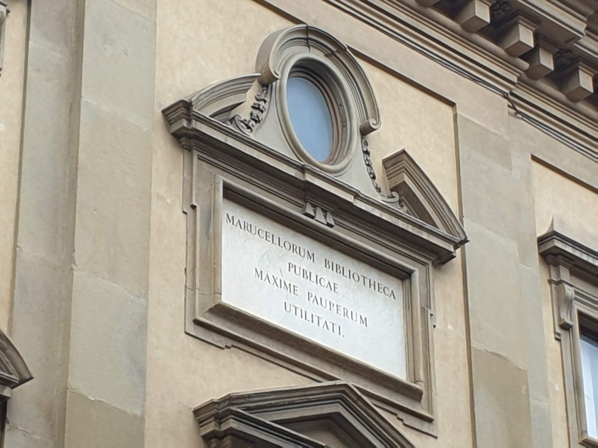bescat_be's tweet photo. The Marucelliana is a state public library of the Ministry of Culture in Florence. Endowed with important collections, it was founded in 1752 with the aim of bringing culture closer to all social classes. #EplusCatEdu #McPuntedu @EplusCatEdu #CETE #ErasmusPlus https://t.co/Nj9wGbn1yk