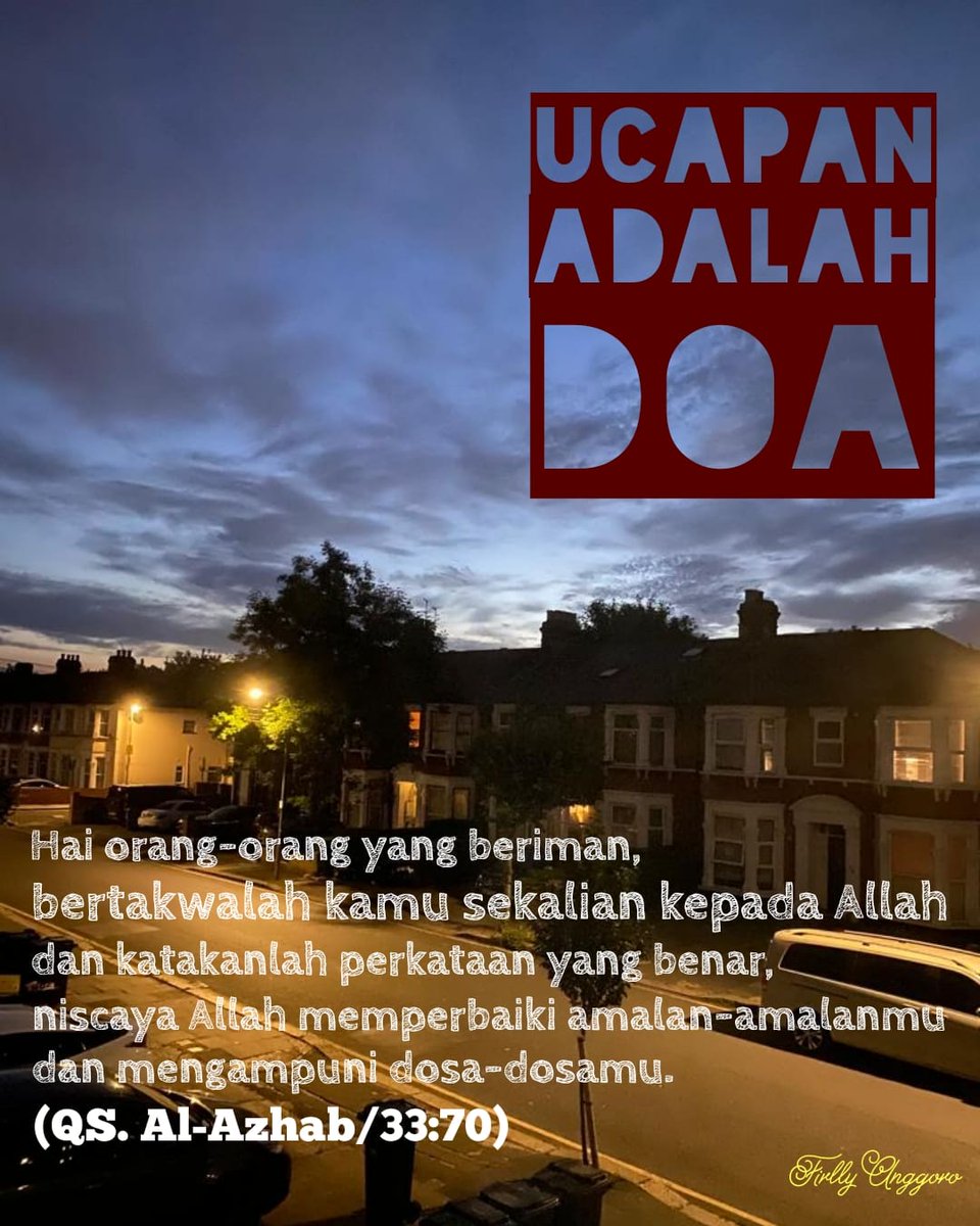 FirllyDR's tweet photo. Ikhtiarlah &amp; husnudzon kepada Allah Ta'ala serta afirmasi diri dengan perkataan yang baik. Sesungguhnya malaikat mencatat setiap ucapan baik yang baik maupun yang buruk. Subhanallah.. https://t.co/LmnV8xNOpC