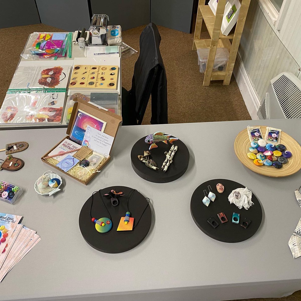 All set up ready for the start of the South Northants #ArtTrail at the Chantry House, #Towcester. Open daily 10am to 4pm, 1st to 9th October. One of 18 venues and over 40 artists.