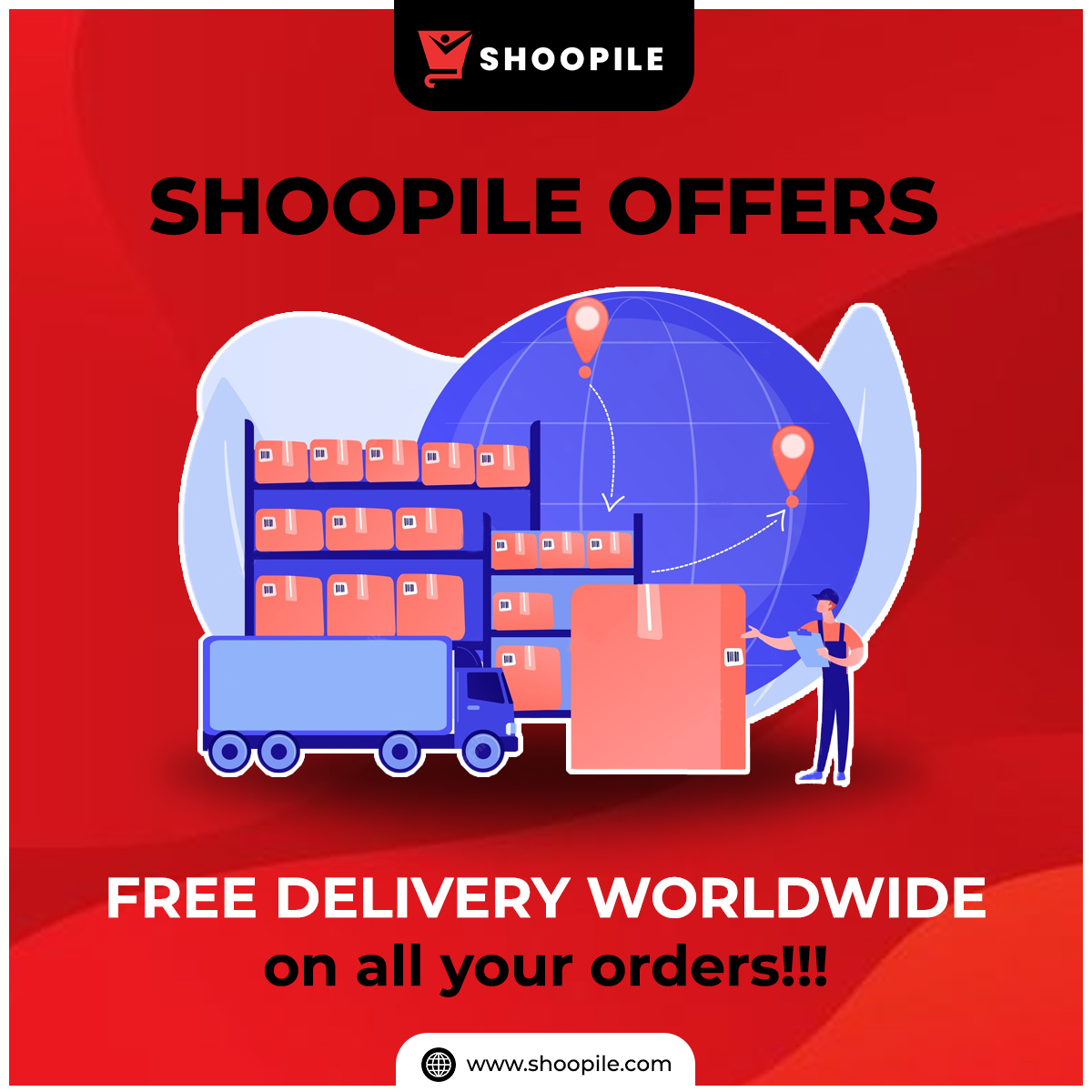 shoopile's tweet photo. Finally a deal you waited a lifetime for. With Shoopile you get to save your delivery price money as we offer free delivery worldwide! 
To check out our products, visit https://t.co/PMxlL3ajcQ

#onlineshopping #shopping #kitchenware #necessarytools #shopping #fitnessproducts https://t.co/n7qlr1HbhA