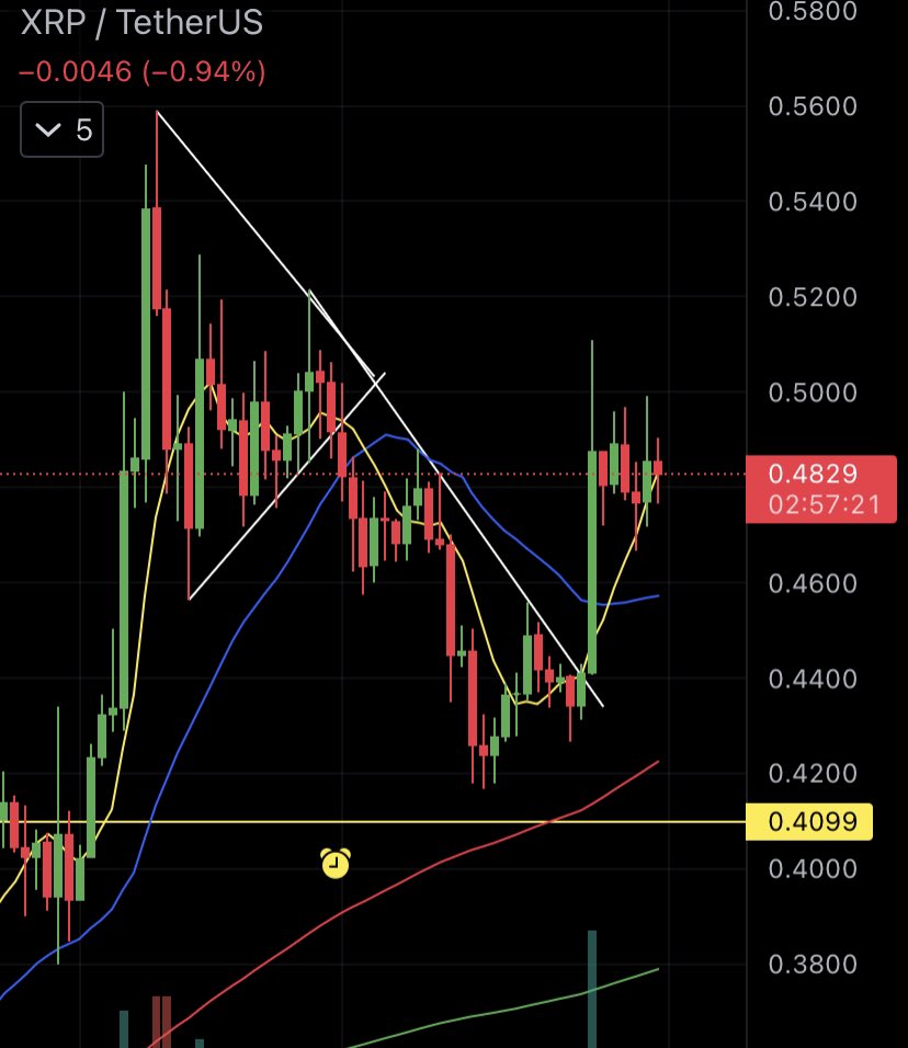 Oudzel's tweet photo. $XRP +10% ✅ https://t.co/edkmPnZSxm