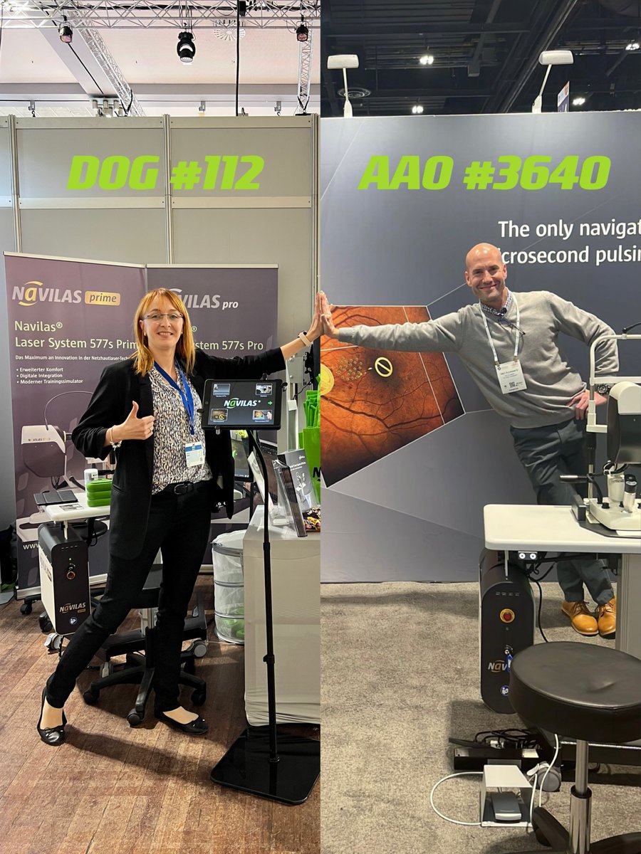 OD_OS_Navilas's tweet photo. We do multitasking!- Navilas at #DOG2022 in Germany and at #AAO2022 in Chicago
The OD-OS team welcomes you in Berlin and Chicago!
#ODOS #navilas #eyecare #teleguidance #retina #retinallaser #ophthalmology #aao2022 #dog2022 #retinalphysician #yellowlaser #photocoagulator https://t.co/s6piUdVtru