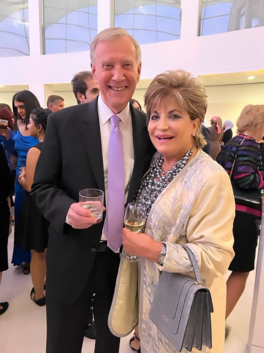 At the #InternationalStudentHouse gala in DC, Dennis Wholey meets with Annie Totah, Chair of the #FirstFashionGala - an event honoring designers of First Ladies around the world, hosted by @diplomacyandfa1 scheduled for 10/12/2022 in DC.
@ishwashingtondc 
diplomacyandfashion.com