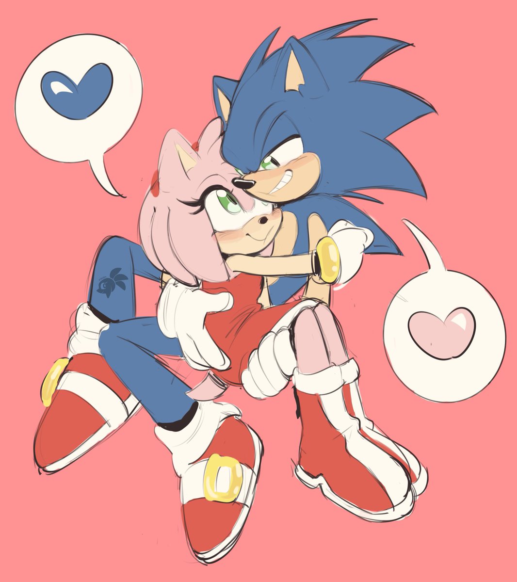 Teenage dreamers ❤️💖💙 #SonAmy #AmyRose #SonicTheHedeghog #sonicfanart