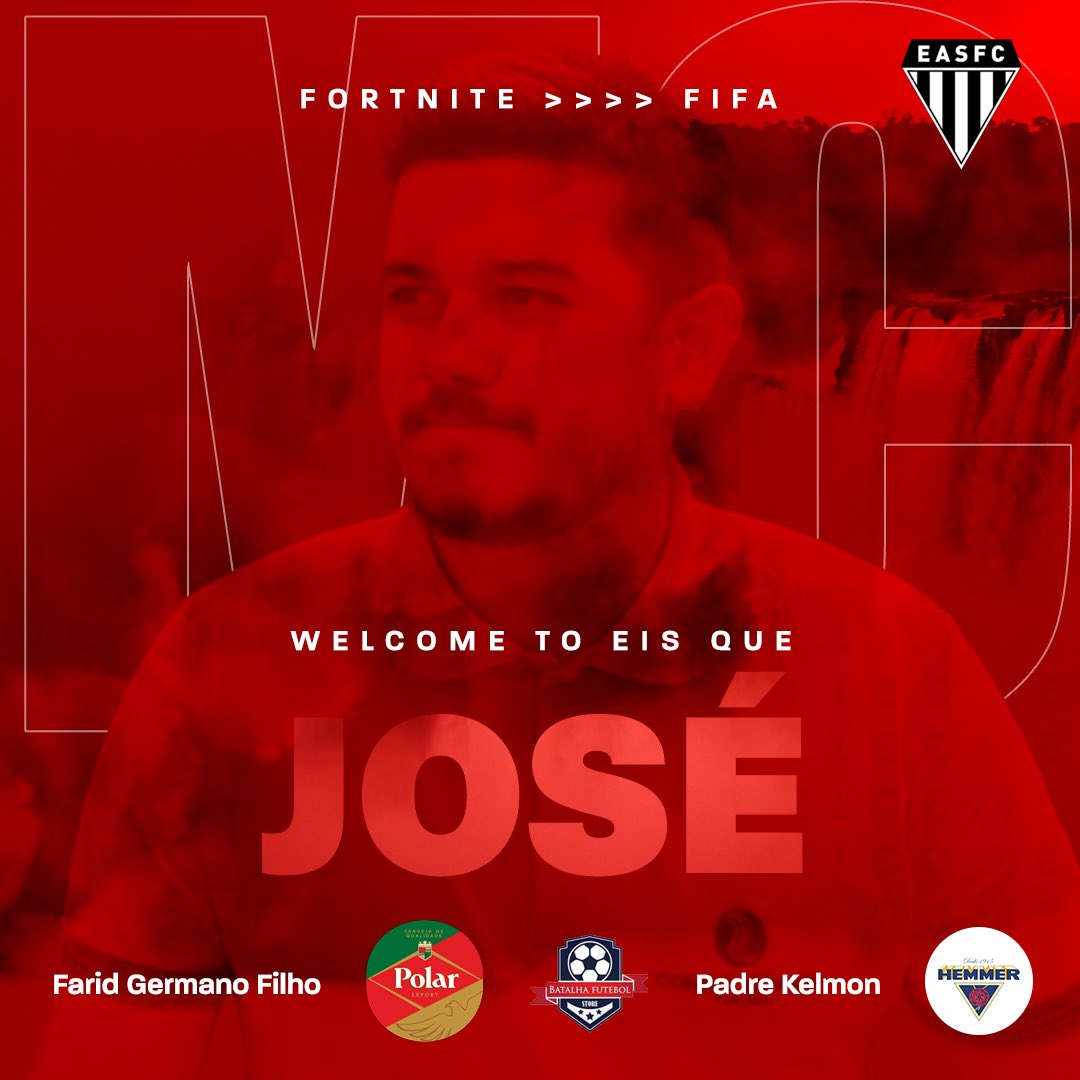eisquefc's tweet photo. WELCOME TO EIS QUE FC @Jose_Vitorf ⚽️👊🏻 https://t.co/pc0mwhomMl