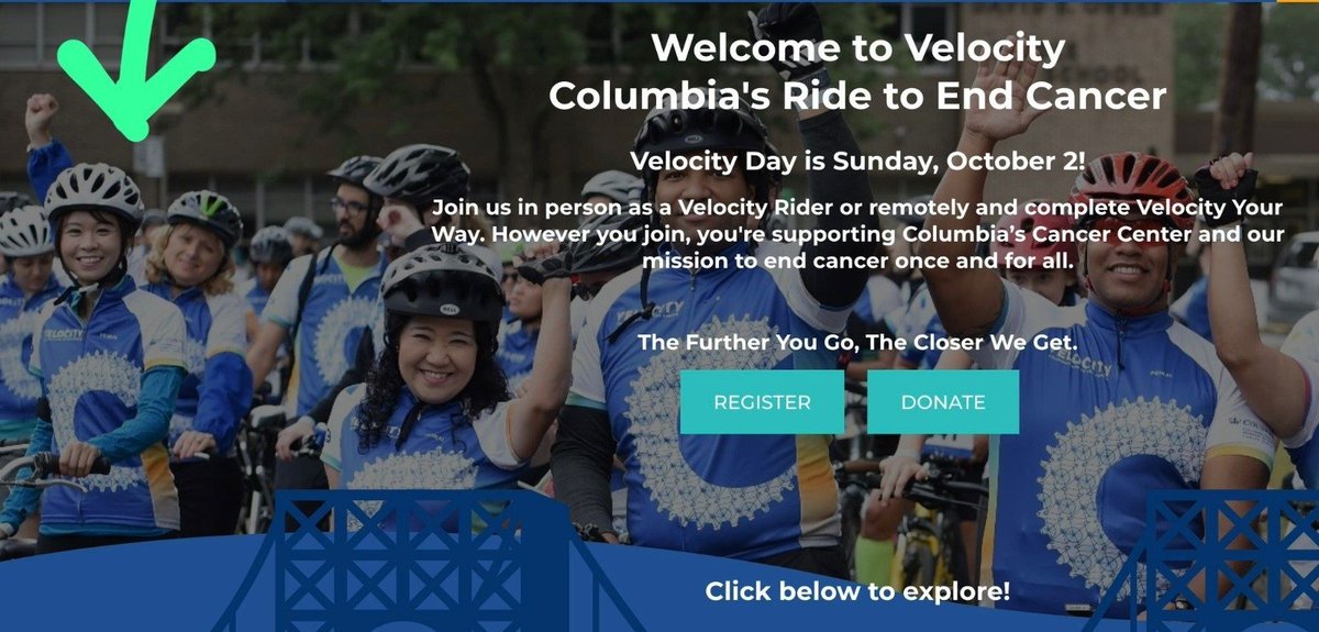 📢It's the time of the year! Please support my ride this Sunday @velocity_ride🚴‍♀️! @columbiacancer #ChioLab velocityride.org/index.cfm... 🚴‍♀️