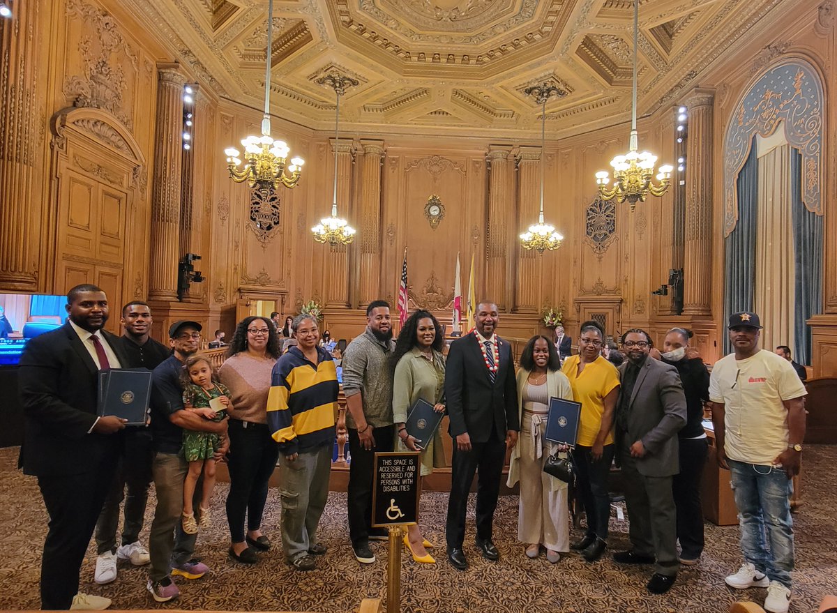 Yesterday <a href="/sfbos/">Board of Supervisors</a> recognized our City’s COVID hub members @rafikicoalition <a href="/SFAAFBCoalition/">SF African American Faith-Based Coalition</a> <a href="/3rdstyouth/">3rdStYouthCtr&Clinic</a> @bayviewYMCA <a href="/BothSidesofthe5/">Both Sides of the Conversation</a> <a href="/YCDjobs/">Young Community Developers</a> <a href="/umojahealth/">UMOJA HEALTH</a> <a href="/bvhpadvocates/">Bayview Hunters Point Community Advocates</a> <a href="/SFWater_SECF/">SE CommunityFacility</a> for heroic work to advance vaccine equity at 1800 Oakdale in the Bayview.
