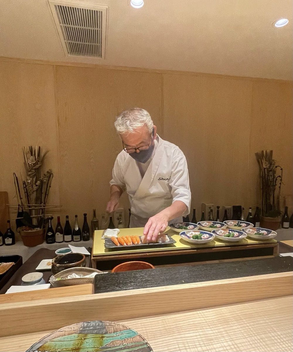 Amy776688's tweet photo. Omakase-shunji, a Michelin star in Los Angeles, came to work this time to eat Shunji, which was positioned a few weeks ago. Sure enough, it lived up to the title of one Michelin star. The food was very creative and of high quality, and it wouldn't be the chef shunji san, who 👏🏻 https://t.co/inF2Igg0x5
