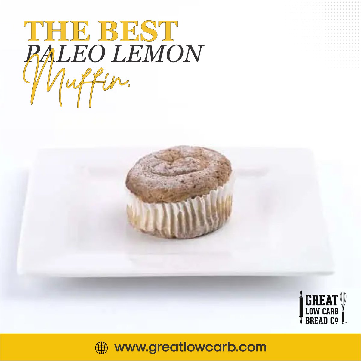 Greatlowcarb's tweet photo. They are light and fluffy, moist and perfectly lemony! Each Individual Muffin packs 6 grams of protein and is loaded with fiber and super low in carbs. 3 net carbs per muffin. 
-----
Shop Now: https://t.co/29Vhv6Hr1Z
.
#greatlowcarb  #lowcarbmuffin #paleolemonmuffin #ketodiet https://t.co/aYANqKxfqg