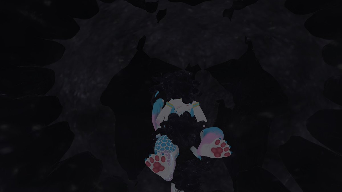 Smallest_Lad's tweet photo. What a delight, a hobkin trapped in one of my pods, breeding with the local latex parasites. #vrchatNSFW https://t.co/obkuXUPUDE