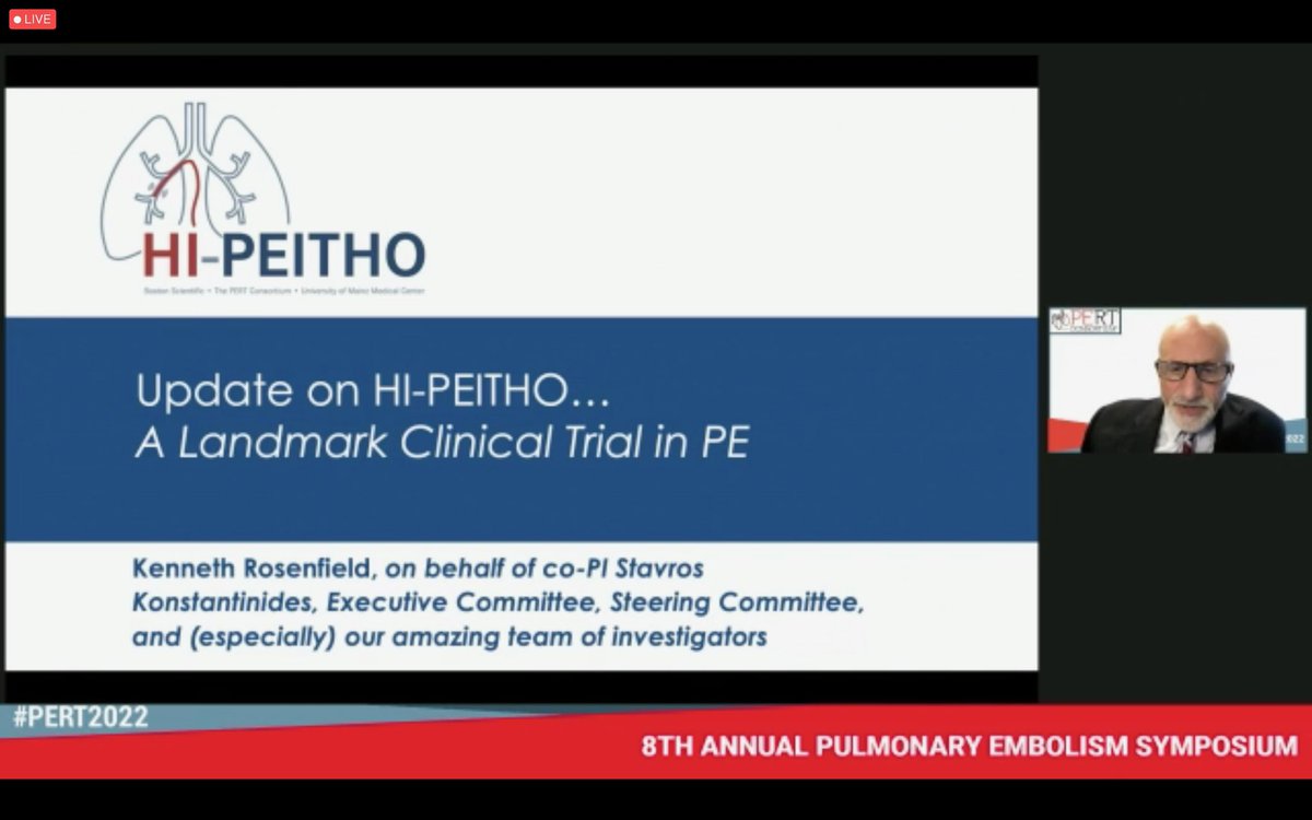 Listening to @krosenfieldMD on an update on #HIPEITHO ! This is  field that there is limited research. @JasonGKaplanMD