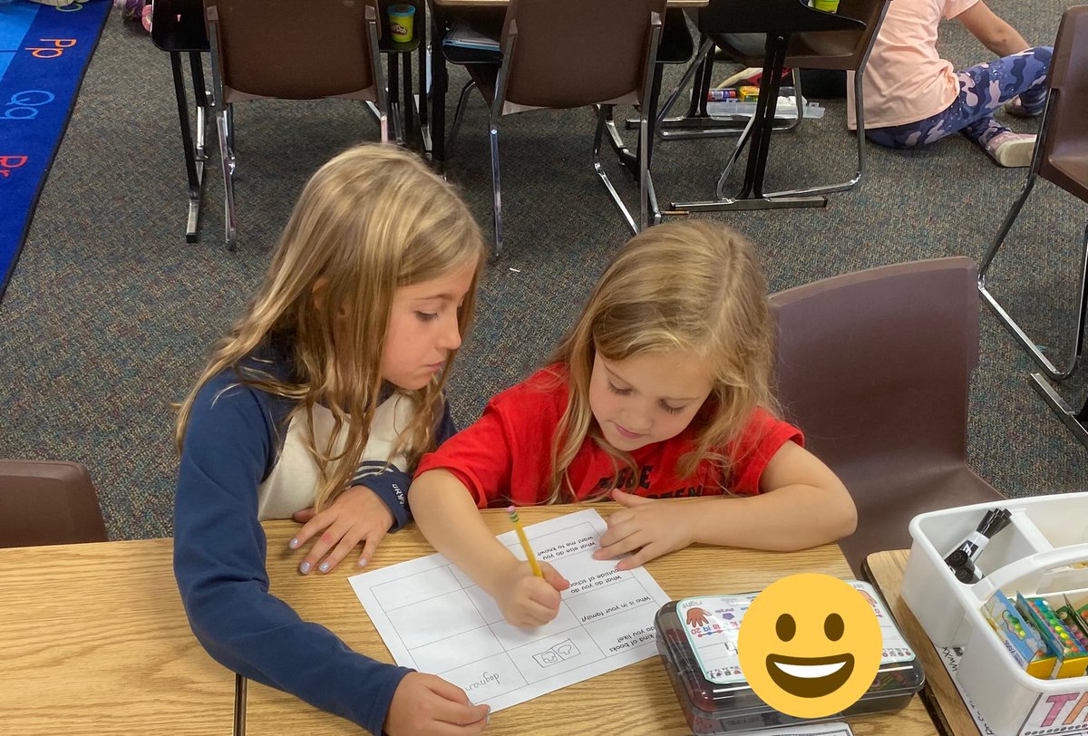 3rd graders loved meeting their kindergarten buddies today and completing a “Get to Know You” interview. Thanks <a href="/Beebe1Barrett/">Mrs. Barrett</a> for a great afternoon! #BeebeAdventures #PartnersInGrowth