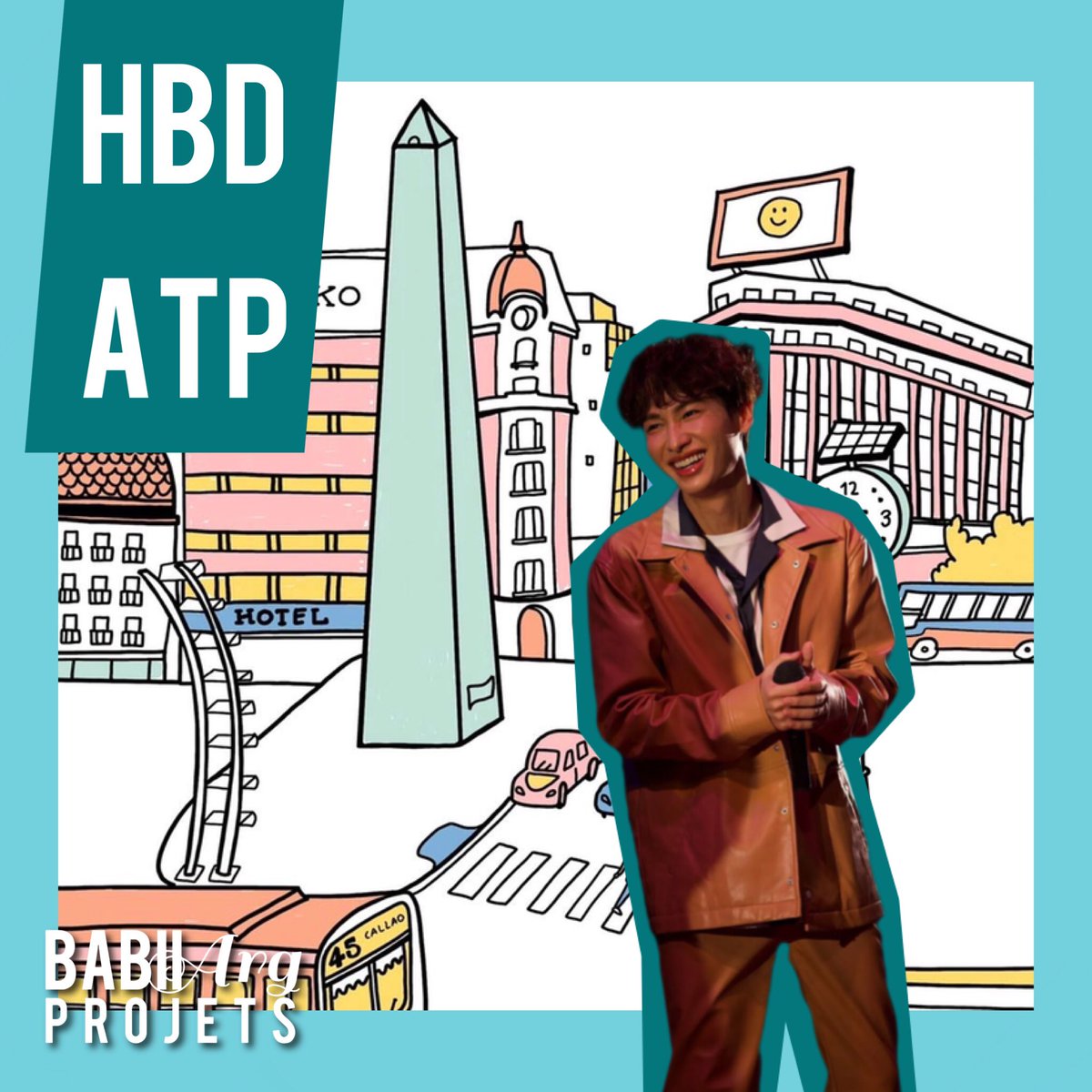 Estamos muy emocionadxs por el proyecto que se dará lugar este lunes  3 de Octubre (ya 4 de Octubre en Tailandia) para festejar el cumpleaños de Gun! Se verá una proyección frente al obelisco durante todo el día y no podemos esperar para verlo en la pantalla grande! 💚  

-Moi 🐝