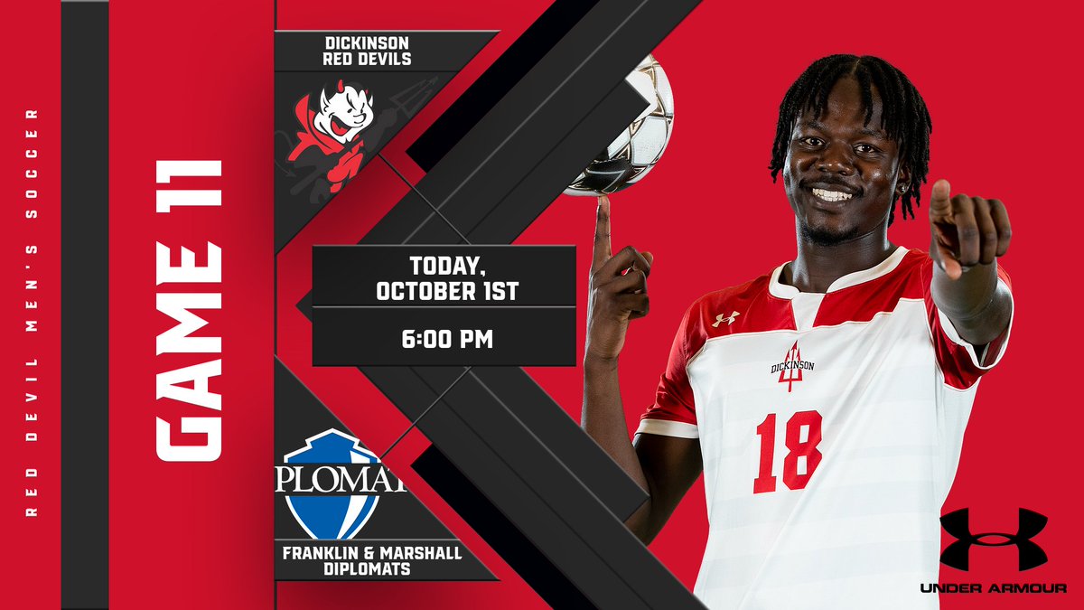 DsonRedDevils's tweet photo. RED DEVIL NATION Men's Soccer faces another nationally recognized foe tonight! #DsonRedDevils #RISE #AllDevilsRise
📍 Lancaster, Pa.
🆚 (RV) @GoDiplomats
⏰ 6:00 pm
🏟️ Tylus Field
📊 https://t.co/Hf2TH5vVkP
📺 https://t.co/FOPgG1mLig https://t.co/N75K2NNSuv