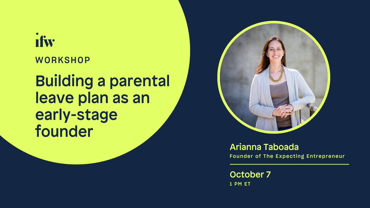 ariannataboada's tweet photo. Me: Who wants to make info on parental leave planning more widely available to women entrepreneurs?!?

@IFundWomen : We do!

RSVP here: https://t.co/rCEprLO8p2

#theexpectingentrepreneur #parentalleave #startupfounders #womenentrepreneurs https://t.co/i4WhaeK4wM
