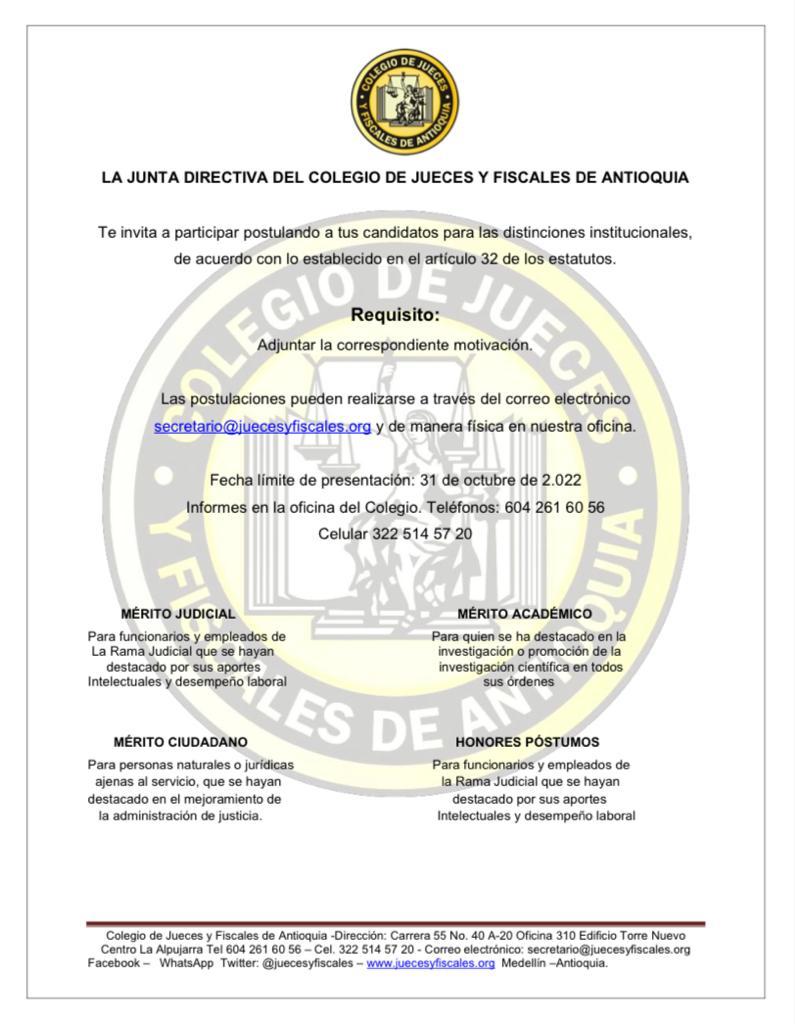 Convocatoria Distinciones 2022 - mailchi.mp/9daa343ee63a/c…