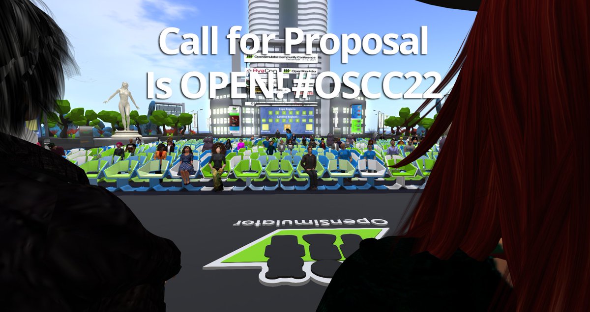 opensimcc's tweet photo. The OpenSimulator Community Conference 2022 Call for Proposals is open! Share your excitement for your favorite virtual world at the OpenSimulator Community Conference 2022.

https://t.co/Q3QS2mHjIe https://t.co/xnfljCuBFo