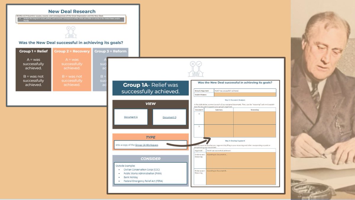 Today's #criticalcontent in high school U.S. History Students must be able to explain the goals of the New Deal. @CDLocps