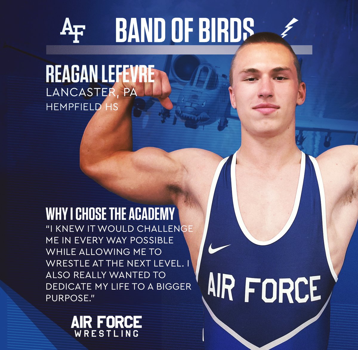 2x State Qualifier Reagan Lefevre wanted to dedicate his life to a bigger purpose... Welcome to the Band of Birds Reagan!
