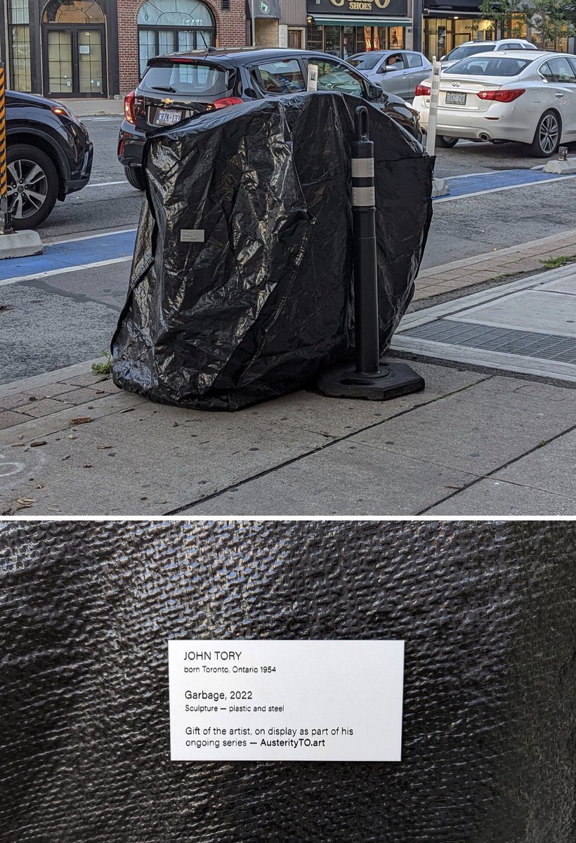 bowker_john's tweet photo. Someone has curated John Tory’s austerity art installations #AusterityTO https://t.co/einizFf6fo #TOpoli #voteTO https://t.co/YyTwTuFWIm