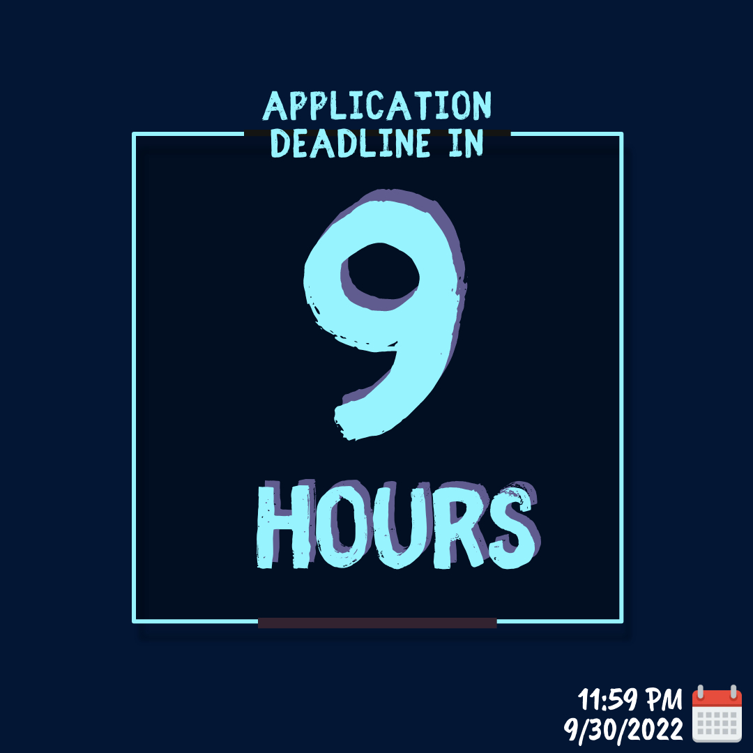 MESA_LMC's tweet photo. The deadline for the University of California TAG Application is due tonight, September 30th, at 11:59 pm! If you haven't submitted yet, this is your last chance until next year!

Good luck, and Go Mustangs! https://t.co/XOt3O5aiFB
