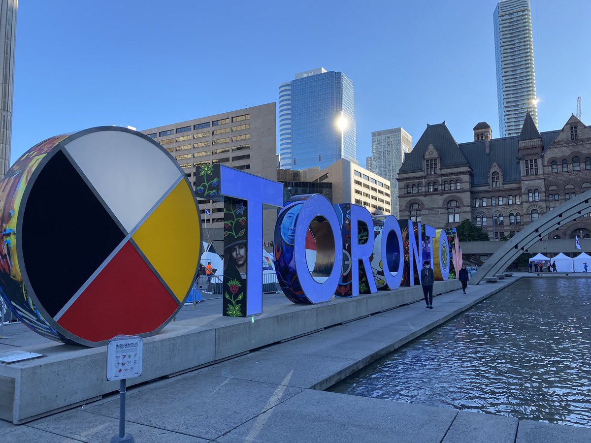 UIEC_Tdsb's tweet photo. @KWSS_TDSB tipi & @UIEC_Tdsb staff at Indigenous Legacy Gathering @TOCouncilFire - Miiigwech Tracy, Thunder and others for representing #EveryChildMatters #Revillagizing https://t.co/dgiERlbkta