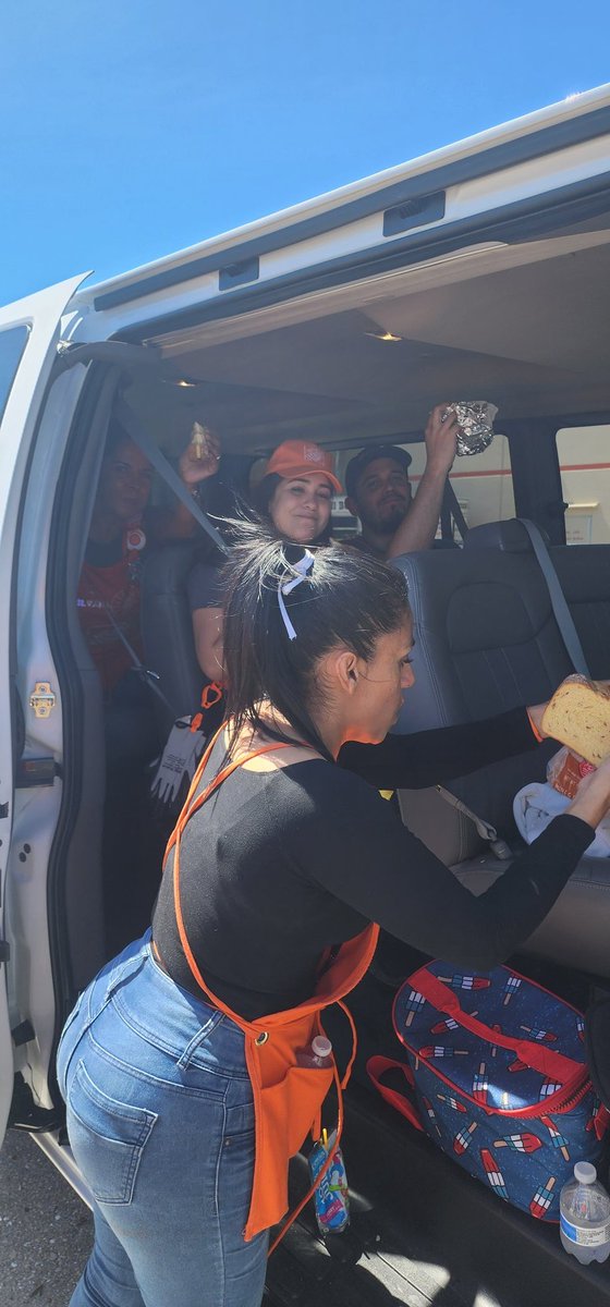 Today we went to Cape Coral Home Depot 6975 to help and take care of our customers in this difficult time. Seeing how strong and relentless the community is and how grateful they where with us while we where there to support them it was an unforgettable experience for all of us.